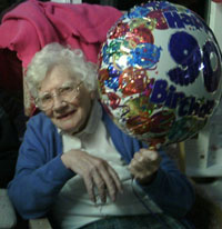 image of a dementia resident's birthday